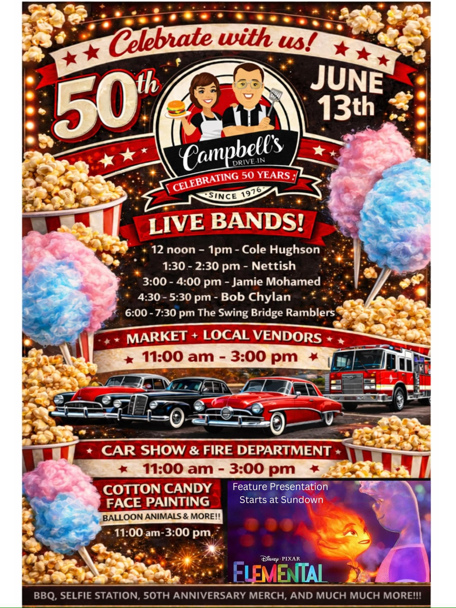 Campbell's Drive In Celebrating 50 Years