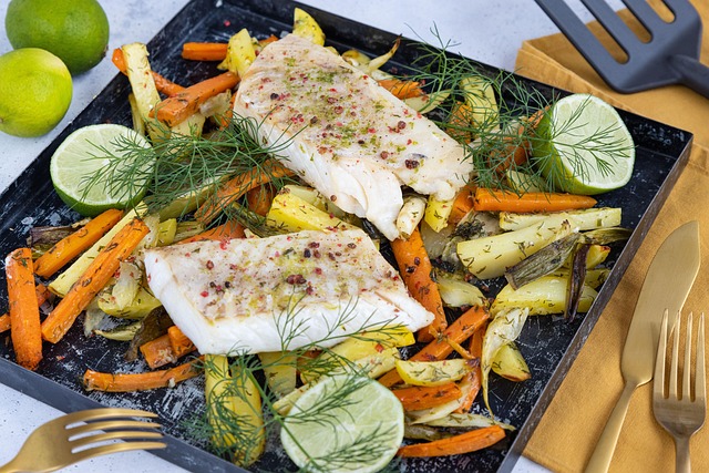 fish, fillet, nature, vegetables, redfish, recipe, cook, food
