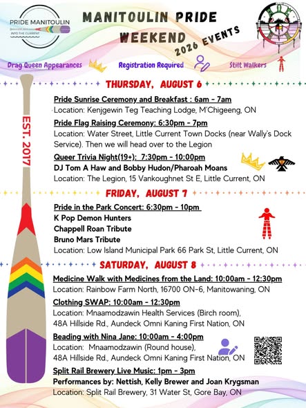 Pride Manitoulin 2026