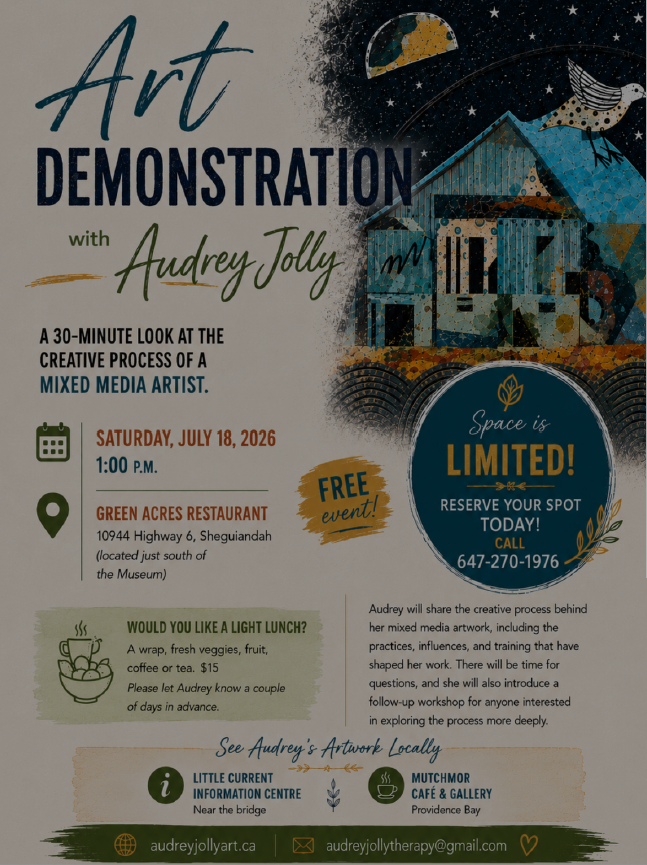 Art Demonstration by Audrey Jolly
